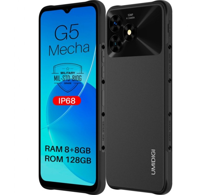 Мобільний телефон Umidigi G5 Mecha (RP08) 8/128Gb Black (6973553523002)