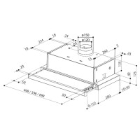 Витяжка кухонна Faber Flexa Ng Hip W A50 (315.0635.108)