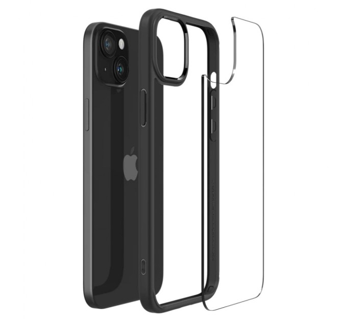 Чехол для мобильного телефона Spigen Apple iPhone 15 Plus Ultra Hybrid Matte Black (ACS06657)