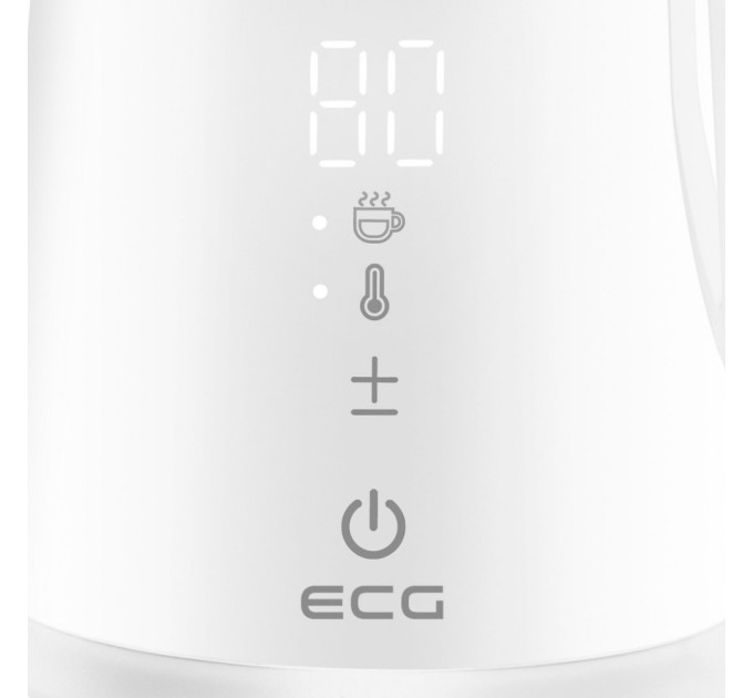 Електрочайник ECG RK 1893 Digitouch White