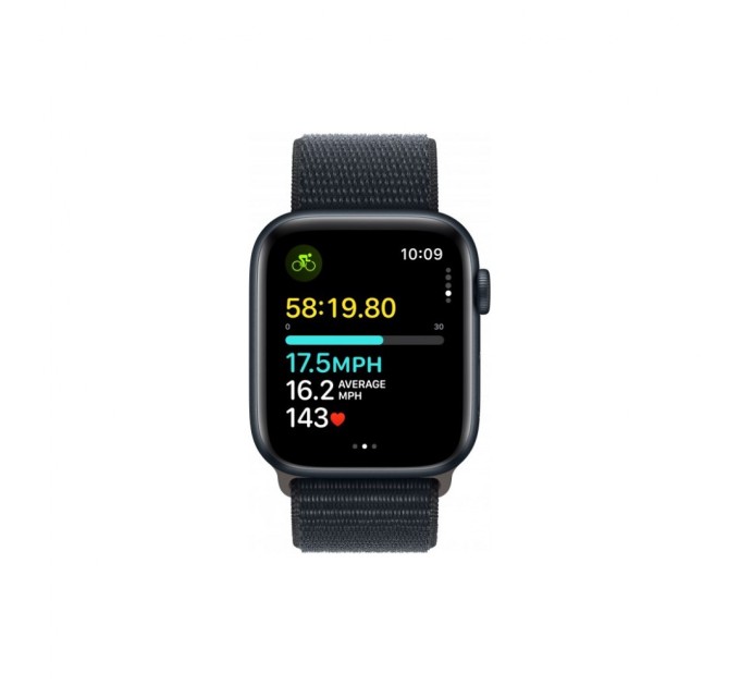 Смарт-часы Apple Watch SE 2023 GPS 44mm Midnight Aluminium Case with Midnight Sport Loop (MREA3QP/A)