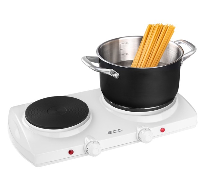 Настільна плита ECG EV 2512 White