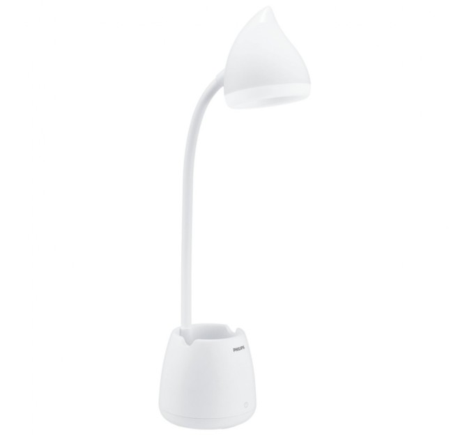 Настольная лампа Philips LED Reading Desk lamp Hat 4.5W, 3000/4000/5700K, 1800mAh (Lithium battery), білий (929003241007)