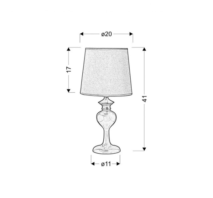 Настільна лампа Candellux 41-11718 BERKANE (41-11718)