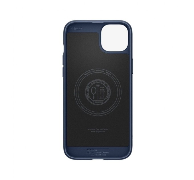 Чохол до мобільного телефона Spigen Apple iPhone 15 Mag Armor MagFit Navy Blue (ACS06816)