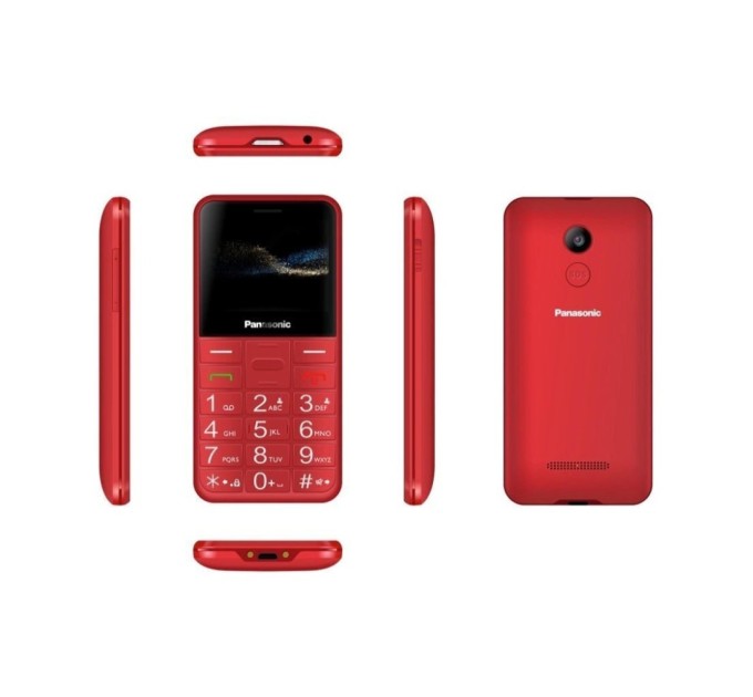 Мобільний телефон Panasonic KX-TU155 Red (KX-TU155EXRN)
