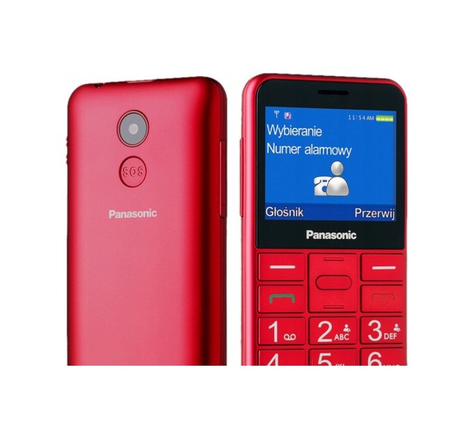 Мобільний телефон Panasonic KX-TU155 Red (KX-TU155EXRN)