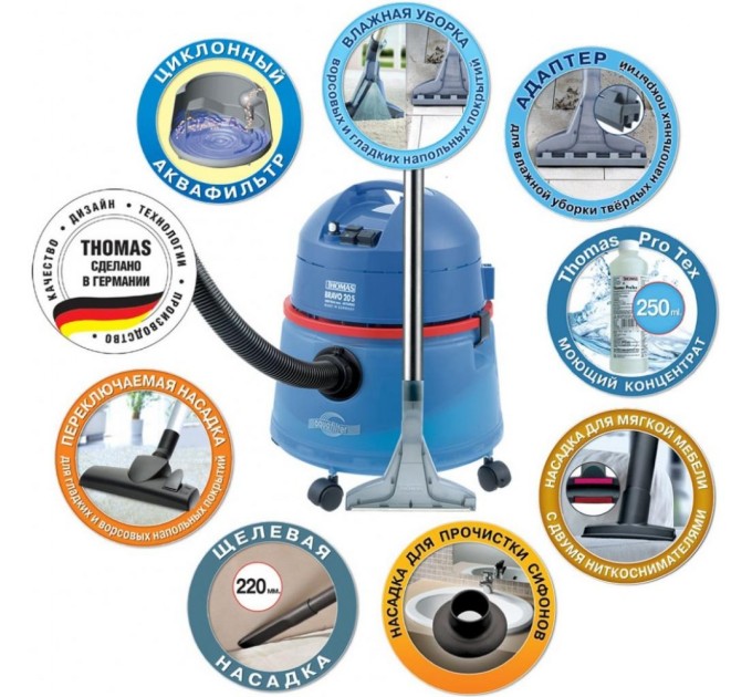 Пылесос Thomas Bravo 20 S Aquafilter (788076)