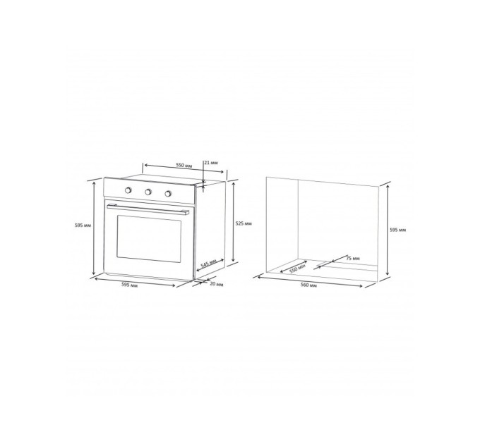 Духова шафа Eleyus SELENA 6006 BG+RB