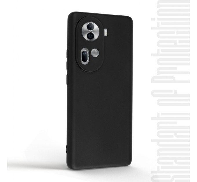 Чохол до мобільного телефона Armorstandart Matte Slim Fit OPPO Reno11 5G Camera cover Black (ARM73298)