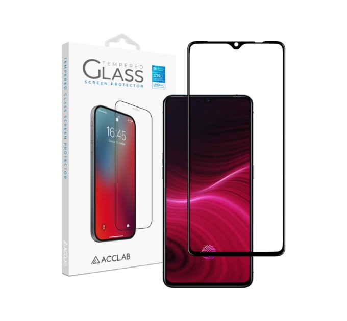 Стекло защитное ACCLAB Full Glue Realme X2 Pro (1283126508387)