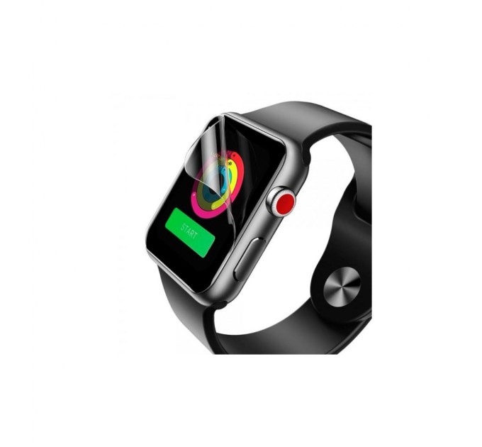 Плівка захисна Devia Premium Apple Watch Series 1,2,3 - 42mm 2 pcs. 3D Full (DV-GDR-APL-WS1-42MX2)
