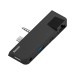 Концентратор Baseus USB3.1 Type-C+3.5mm toUSB 3.0/RJ45/Type-C/3.5mm forSurfaceGo (CAHUB-FG01)