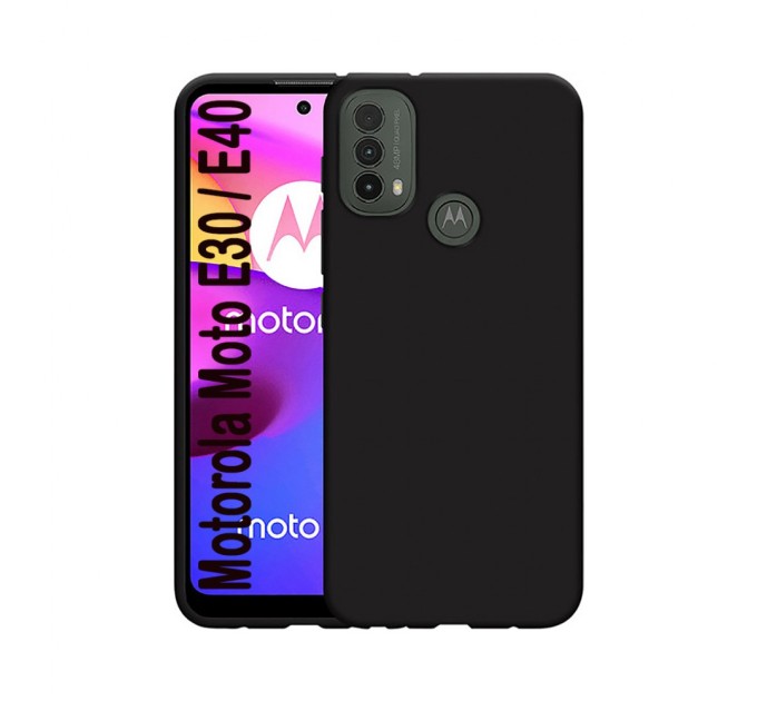 Чохол до мобільного телефона BeCover Motorola Moto E30 / E40 Black (707987)