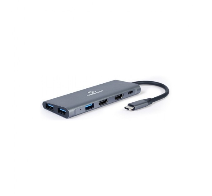 Концентратор Cablexpert USB-C 3-in-1 (HUB/HDMI/PD) (A-CM-COMBO3-01)