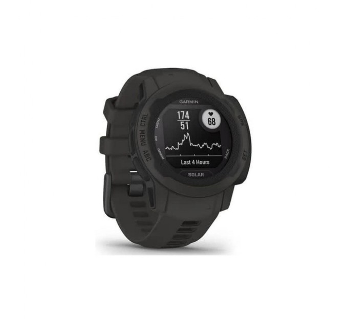 Смарт-годинник Garmin Instinct 2S, Solar, Graphite, GPS (010-02564-00)