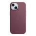 Чохол до мобільного телефона Apple iPhone 15 FineWoven Case with MagSafe Mulberry (MT3E3ZM/A)