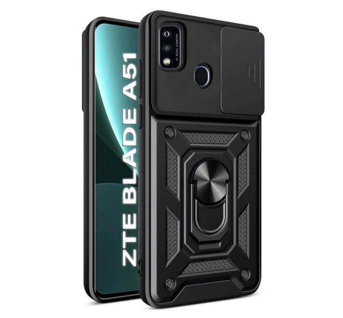 Чохол до мобільного телефона BeCover Military ZTE Blade A51 Black (710698)