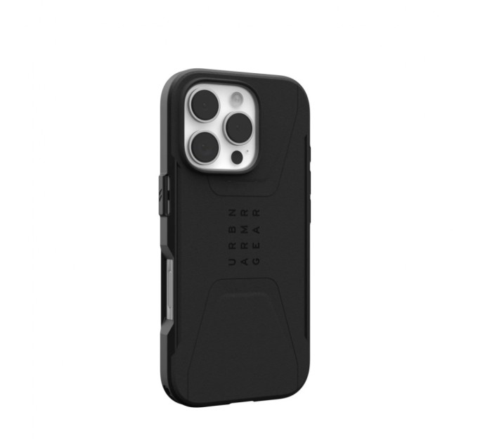 Чохол до мобільного телефона UAG iPhone 16 Pro Civilian Magsafe Black (114444114040)