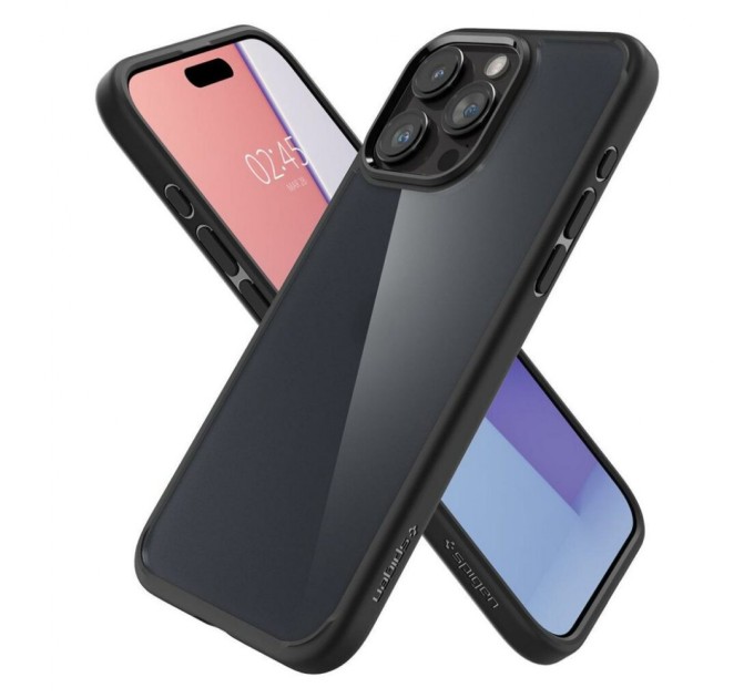 Чохол до мобільного телефона Spigen iPhone 15 Pro Max Ultra Hybrid Frost Black (ACS06568)