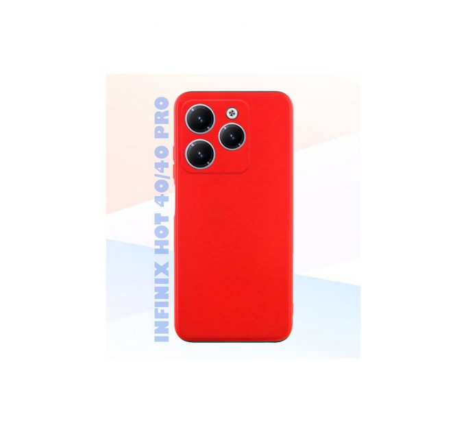 Чохол до мобільного телефона BeCover Full Camera Infinix Hot 40 (X6836)/ 40 Pro (X6837) Red (711660)