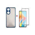 Чохол до мобільного телефона Dengos Kit for OPPO A98 5G case + glass (Blue) (DG-KM-39)