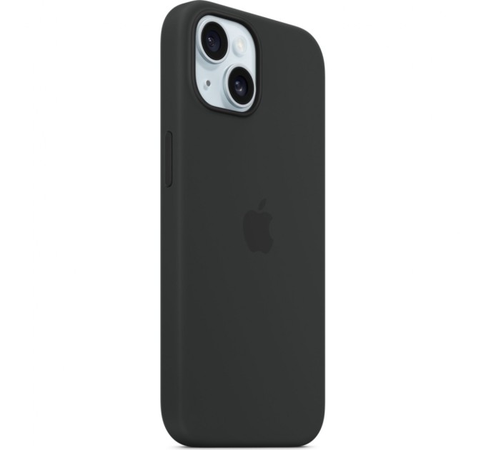 Чохол до мобільного телефона Apple iPhone 15 Silicone Case with MagSafe - Black,Model A3123 (MXPD3ZM/A)