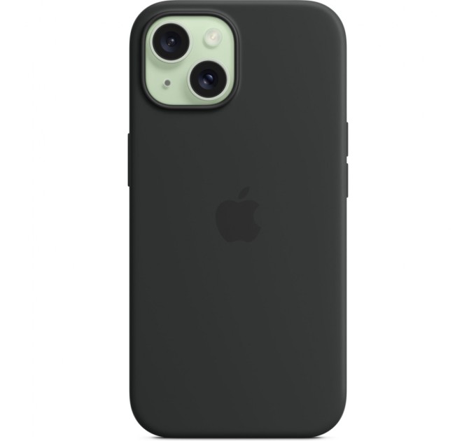 Чохол до мобільного телефона Apple iPhone 15 Silicone Case with MagSafe - Black,Model A3123 (MXPD3ZM/A)