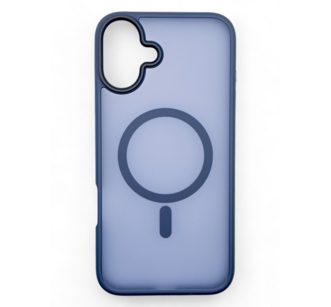 Чохол до мобільного телефона BeCover Metal Buttons Case (MagSafe) для Apple iPhone 16 Plus Blue (712094)