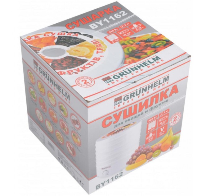 Сушка для овочів та фруктів Grunhelm BY 1162 (BY1162)