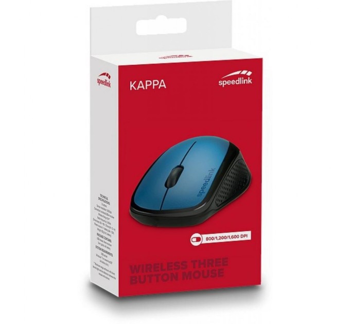 Мишка Speedlink Kappa Wireless Blue (SL-630011-BE)