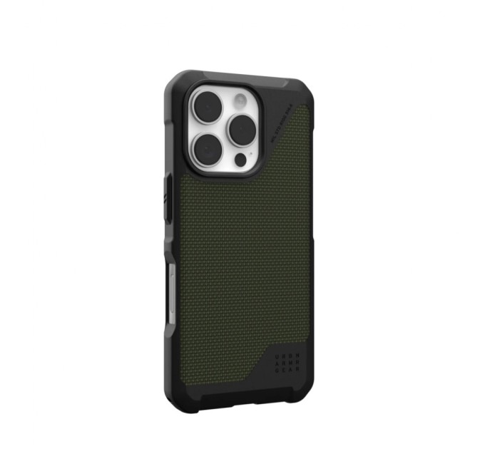 Чохол до мобільного телефона UAG iPhone 16 Pro Metropolis LT Magsafe Kevlar Olive (114452113972)