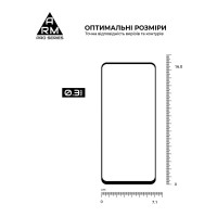 Скло захисне Armorstandart Pro OPPO A3 4G / A3x 4G Black (ARM80892)