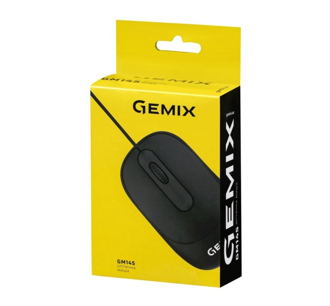 Мышка Gemix GM145 USB Black (GM145Bk)