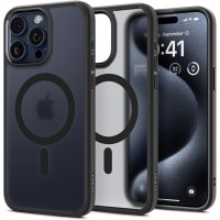 Чохол до мобільного телефона Spigen Apple iPhone 15 Pro Max Ultra Hybrid MagFit Frost Black (ACS06581)