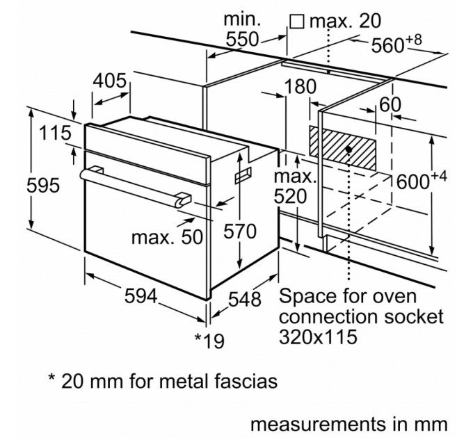 Духова шафа Bosch HBJ517SG0R