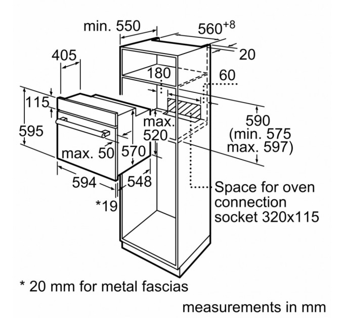 Духова шафа Bosch HBJ517SG0R