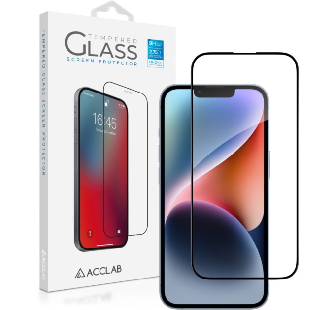 Скло захисне ACCLAB Full Glue Apple iPhone 14 (1283126541957)