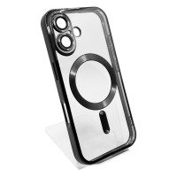 Чохол до мобільного телефона BeCover TPU Chrome Case (MagSafe) для Apple iPhone 16 Plus Black (712075)