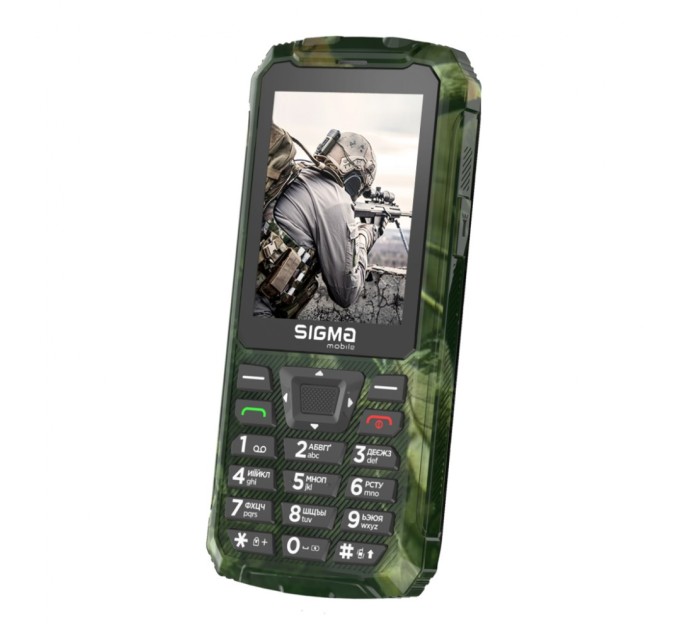 Мобільний телефон Sigma X-treme PR68 Type-C Khaki (4827798122426)