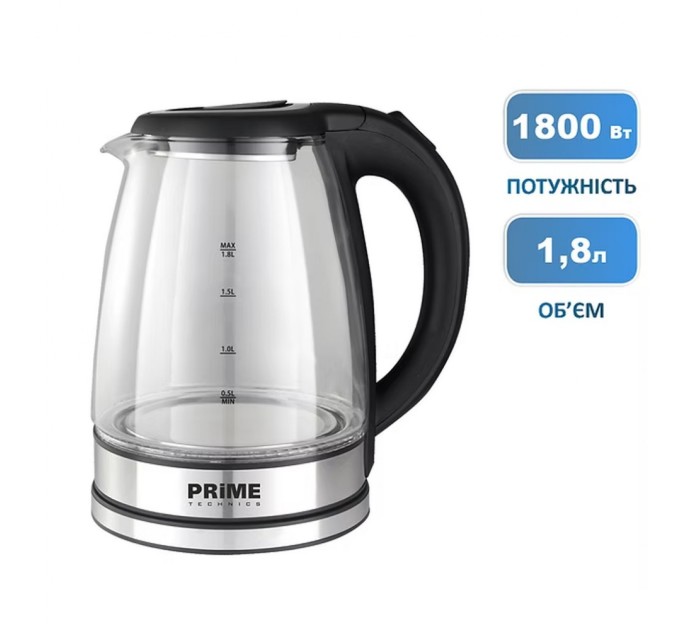 Електрочайник PRIME Technics PKG 1808 B