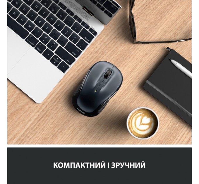 Мишка Logitech M325s Wireless Dark Silver (910-006812)