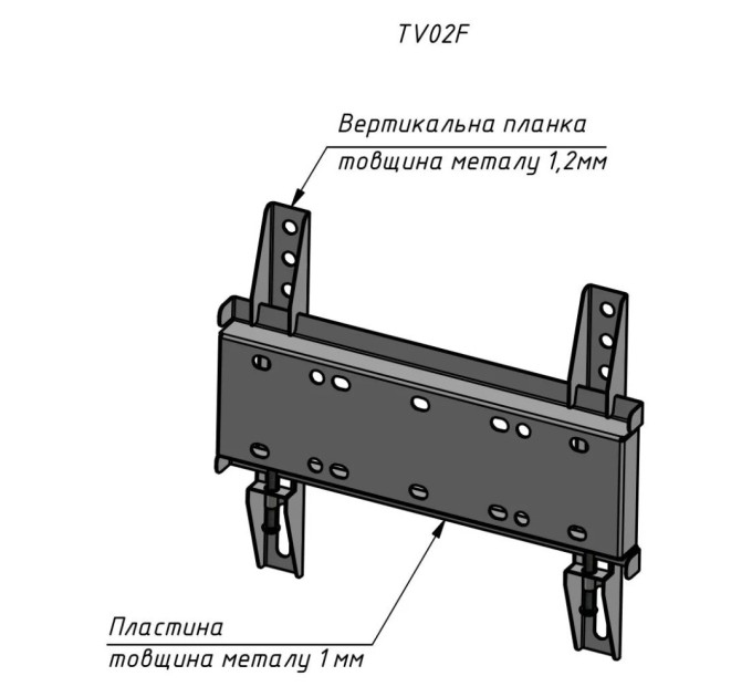 Кронштейн Sector TV2F Black