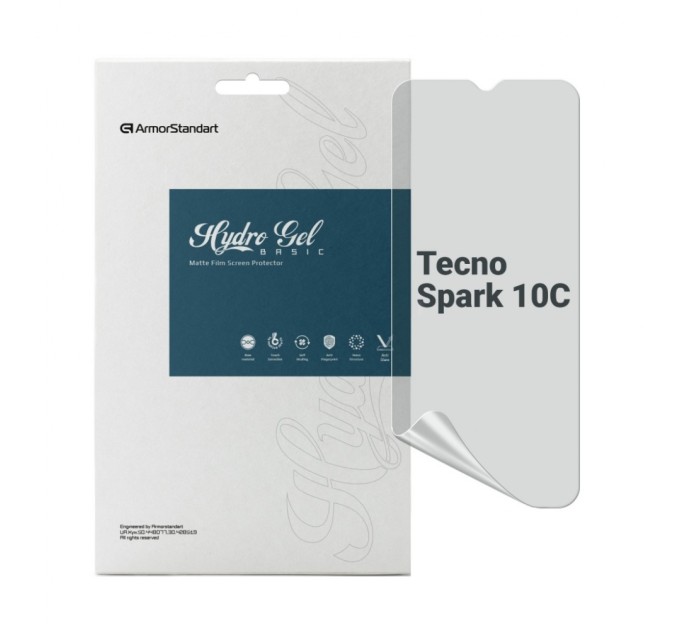 Плівка захисна Armorstandart Matte Tecno Spark 10С (ARM68945)