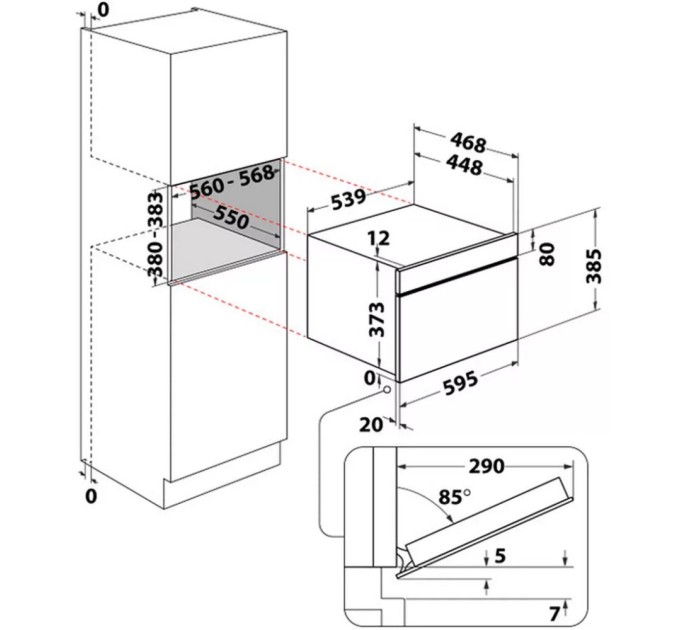 Мікрохвильова піч Whirlpool AMW6440FB