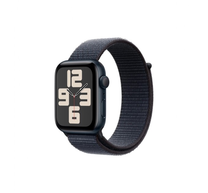 Смарт-годинник Apple Watch SE 2024 GPS 44mm Midnight Aluminium Case with Ink Sport Loop (MXEP3QH/A)