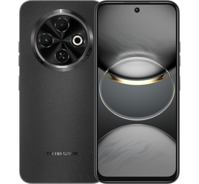 Мобільний телефон Tecno Spark 30C 8/256GB Orbit Black (4894947051760)