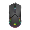 Мишка Marvo M359 RGB-LED USB Black (M359)