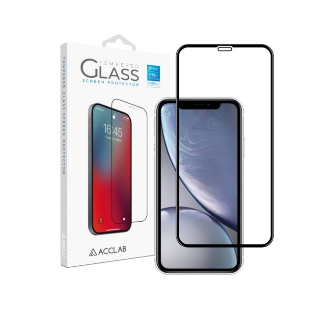 Скло захисне ACCLAB Full Glue Apple iPhone XR/11 (1283126508196)