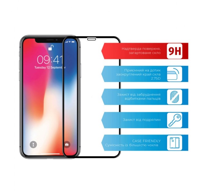 Скло захисне ACCLAB Full Glue Apple iPhone XR/11 (1283126508196)